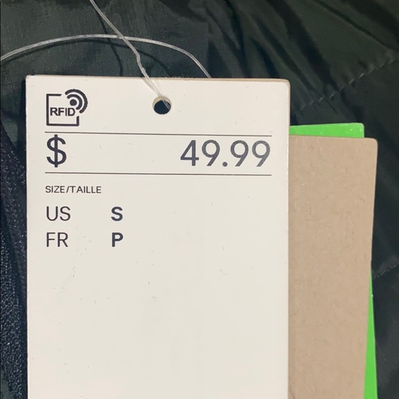 H&M MENS PADDED OUTDOOR JACKET IN GREEN SIZE SMALL - Picture 8 of 8